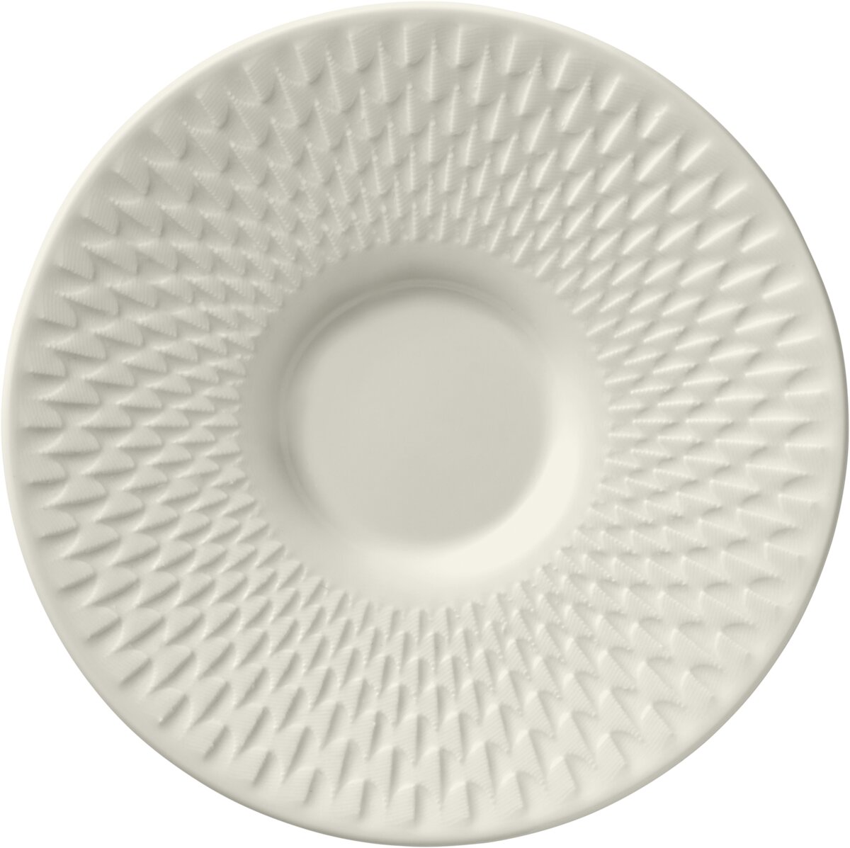 Purity Reflections - Kombi-Untertasse rund Relief 16 cm