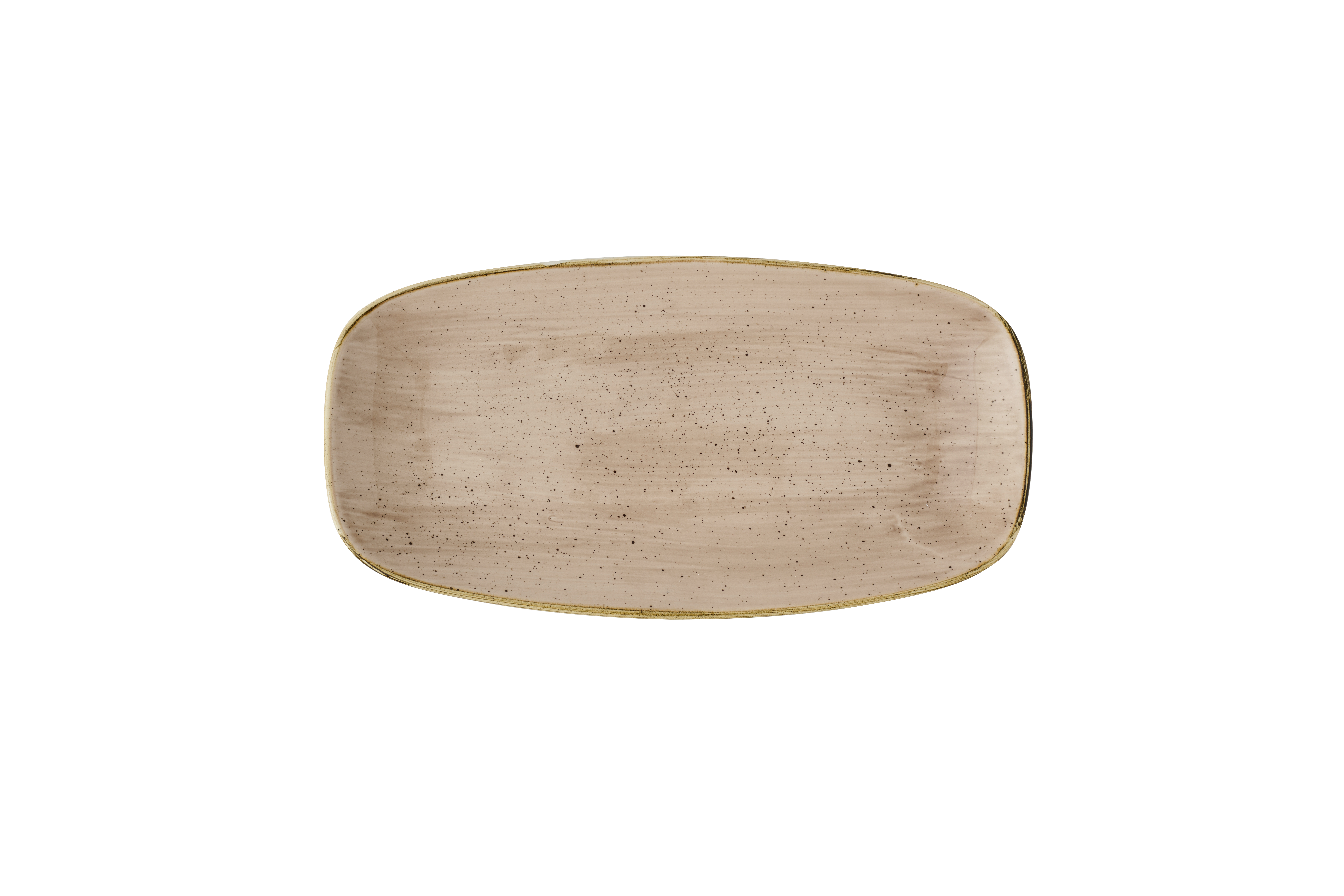 Churchill Stonecast Truffle Oblong Chefs Oblong Plate 29,8 x 15,3 cm 