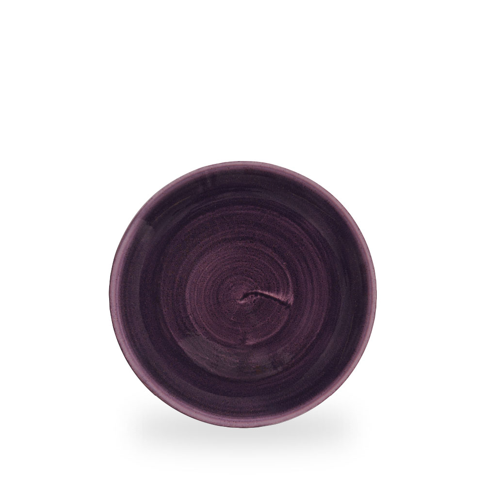 Churchill Stonecast Patina Deep Purple Teller Flach Coup 21.7 cm