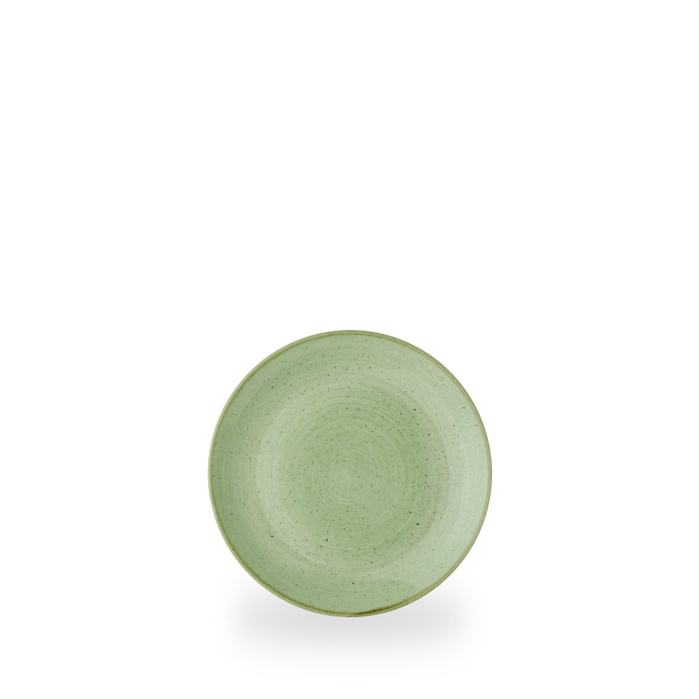 Churchill Stonecast Sage Green Teller Flach Coup 16.5 cm