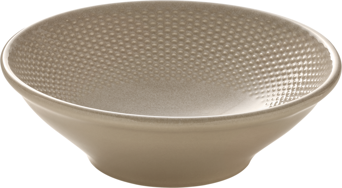 Pine - Schüssel rund Relief almond 20cm/0.90l