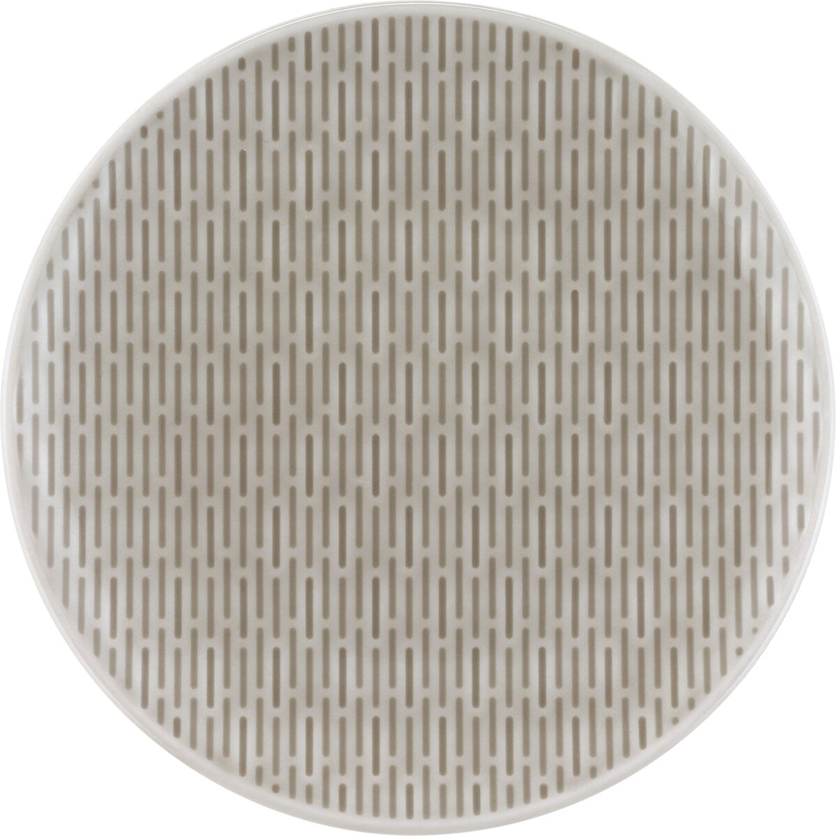 Scope glow GRAY - Teller flach rund coup Struktur 15 cm