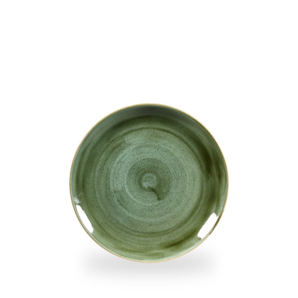 Churchill Stonecast Samphire Green Teller Flach Coup 21,7 cm