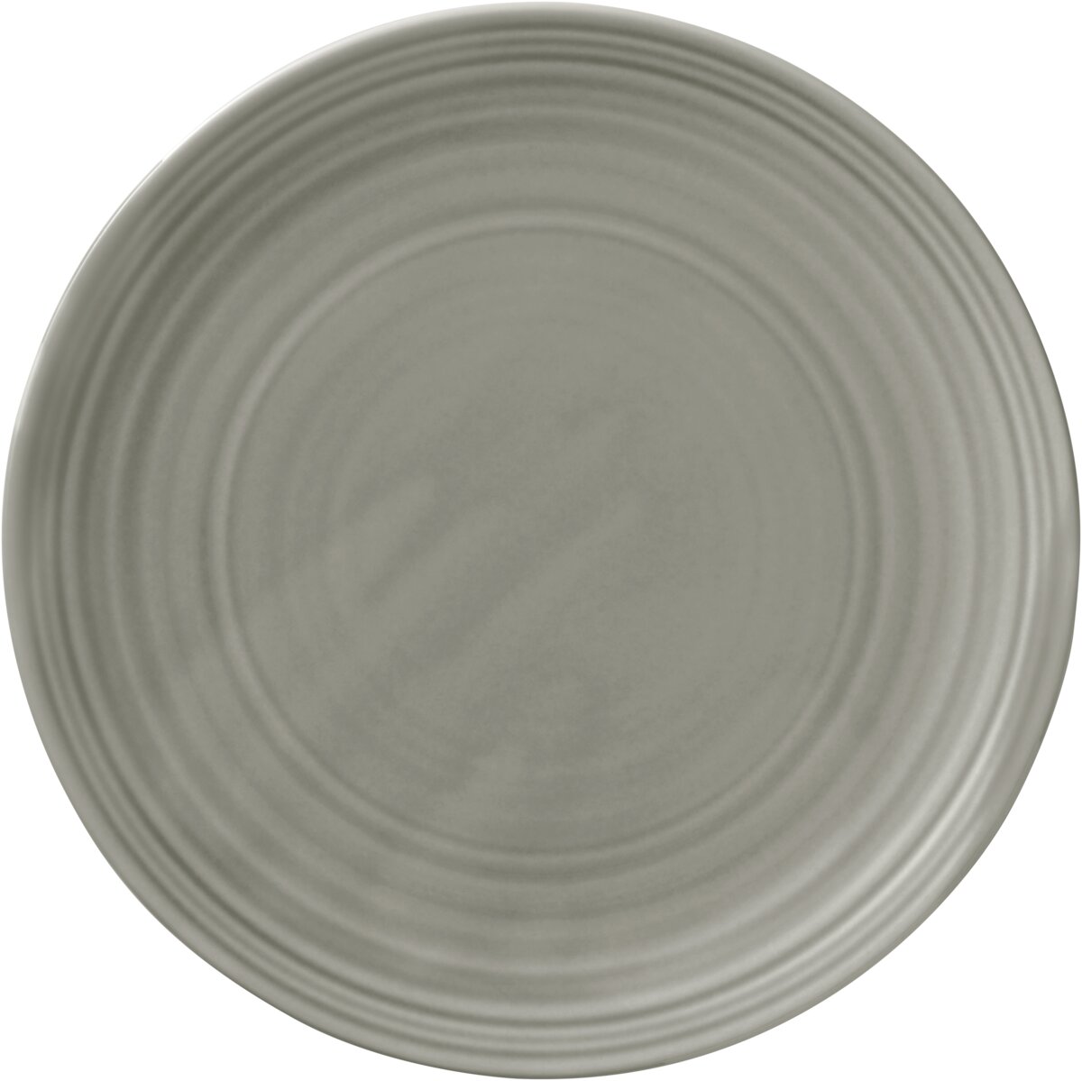 Country house - Teller flach rund coup Struktur, GRAY, 23 cm