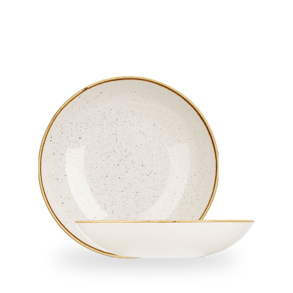 Churchill Stonecast Barley White Schale Tief Coup 24,8 cm