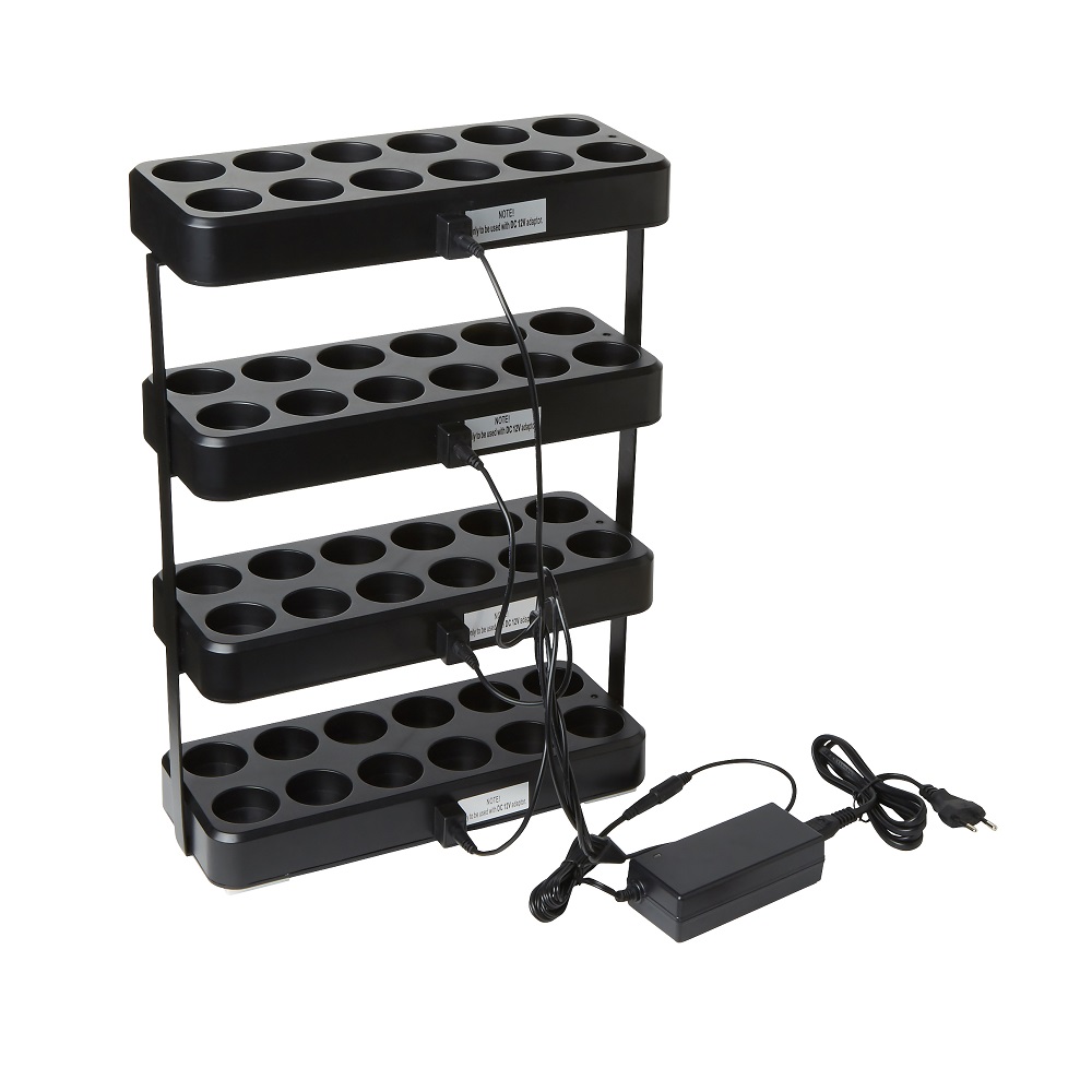 LED Ladestation für 4 Sets á 12 Stück