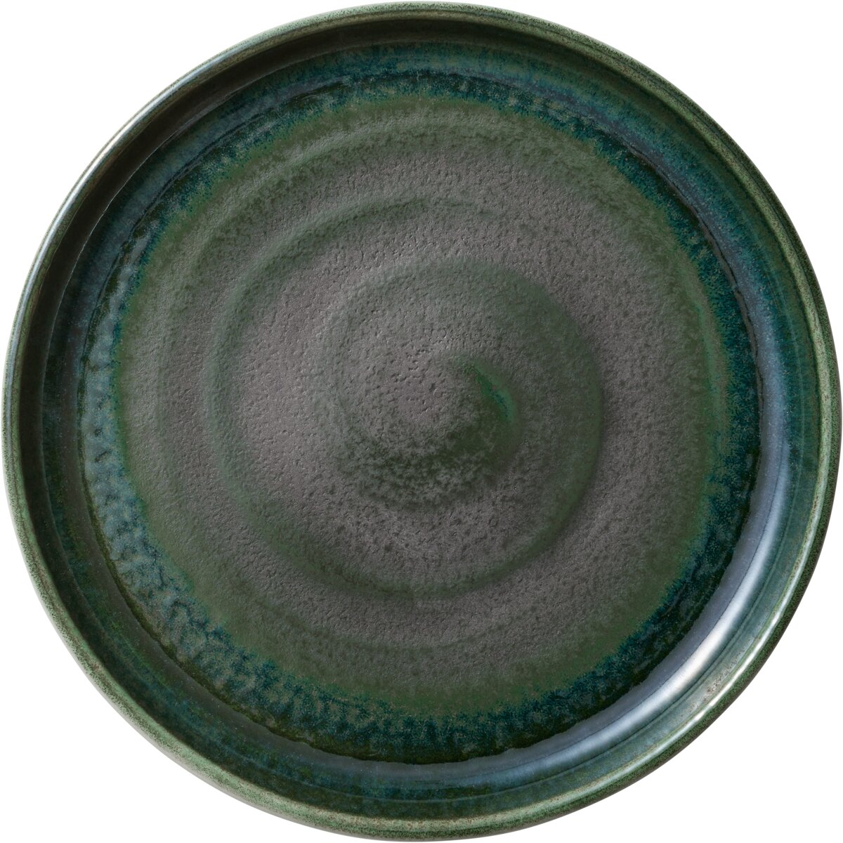 Perfect Match Avocado - Teller flach rund hoher Rand, 21 cm