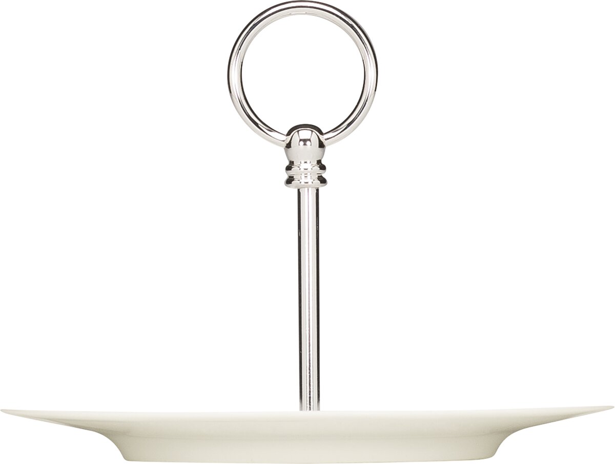 Purity - Etagere Teller flach Fahne, 1-fach, komplett