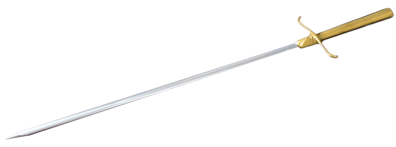 Bratenspieß, 22 cm Klingenlänge