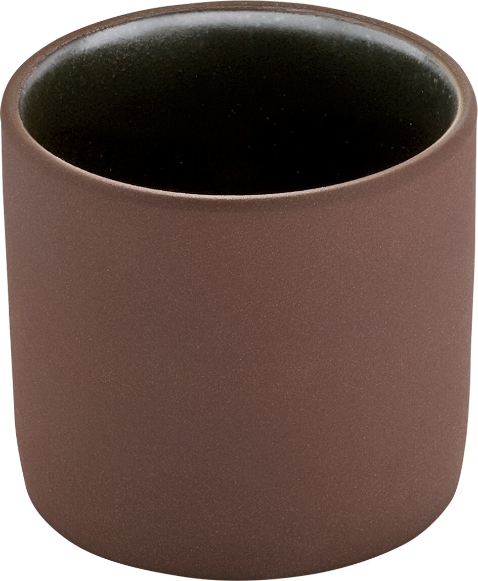 2in1 Braun-Schwarz - Obertasse Plateau, 0.20 ltr.