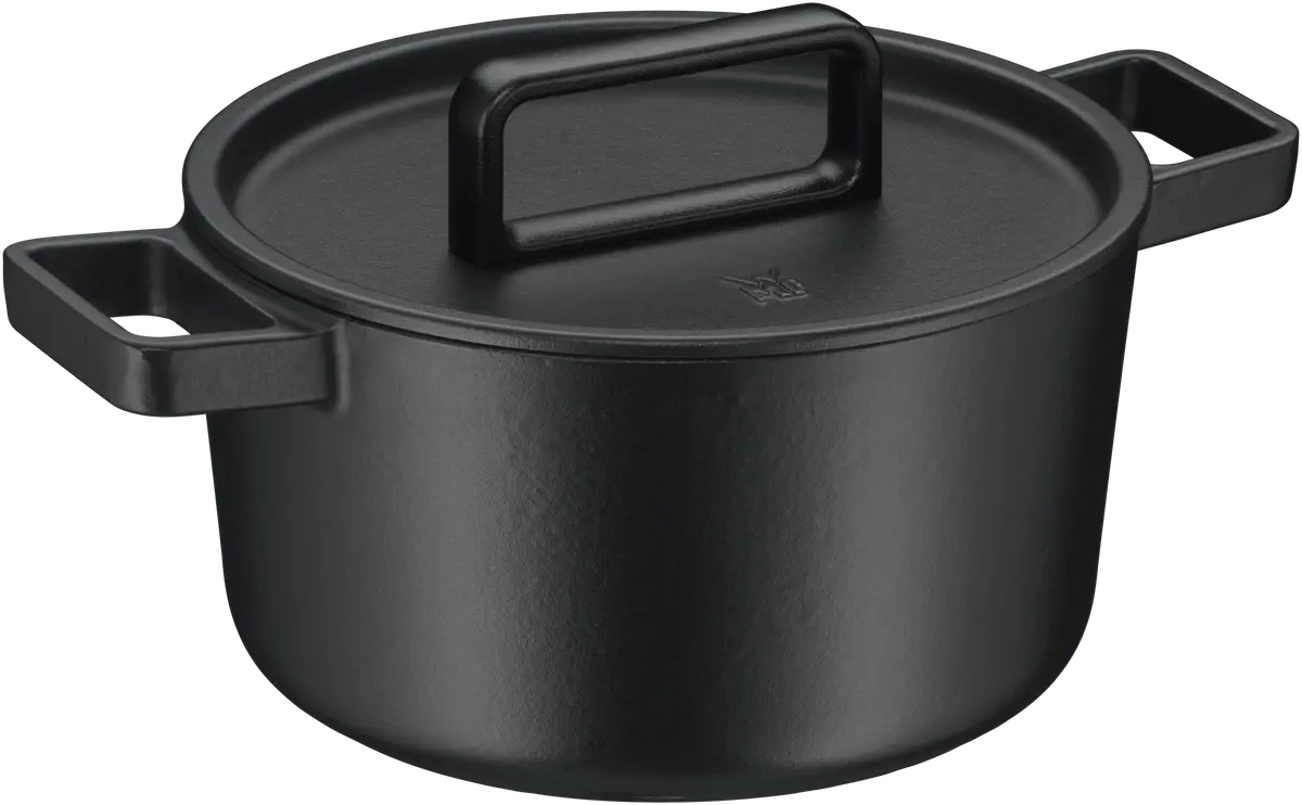 Flavour - Topf mit Deckel, 24 cm, Gusseisen schwarz