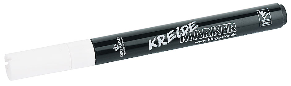Kreidemarker, weiß 2 mm rund