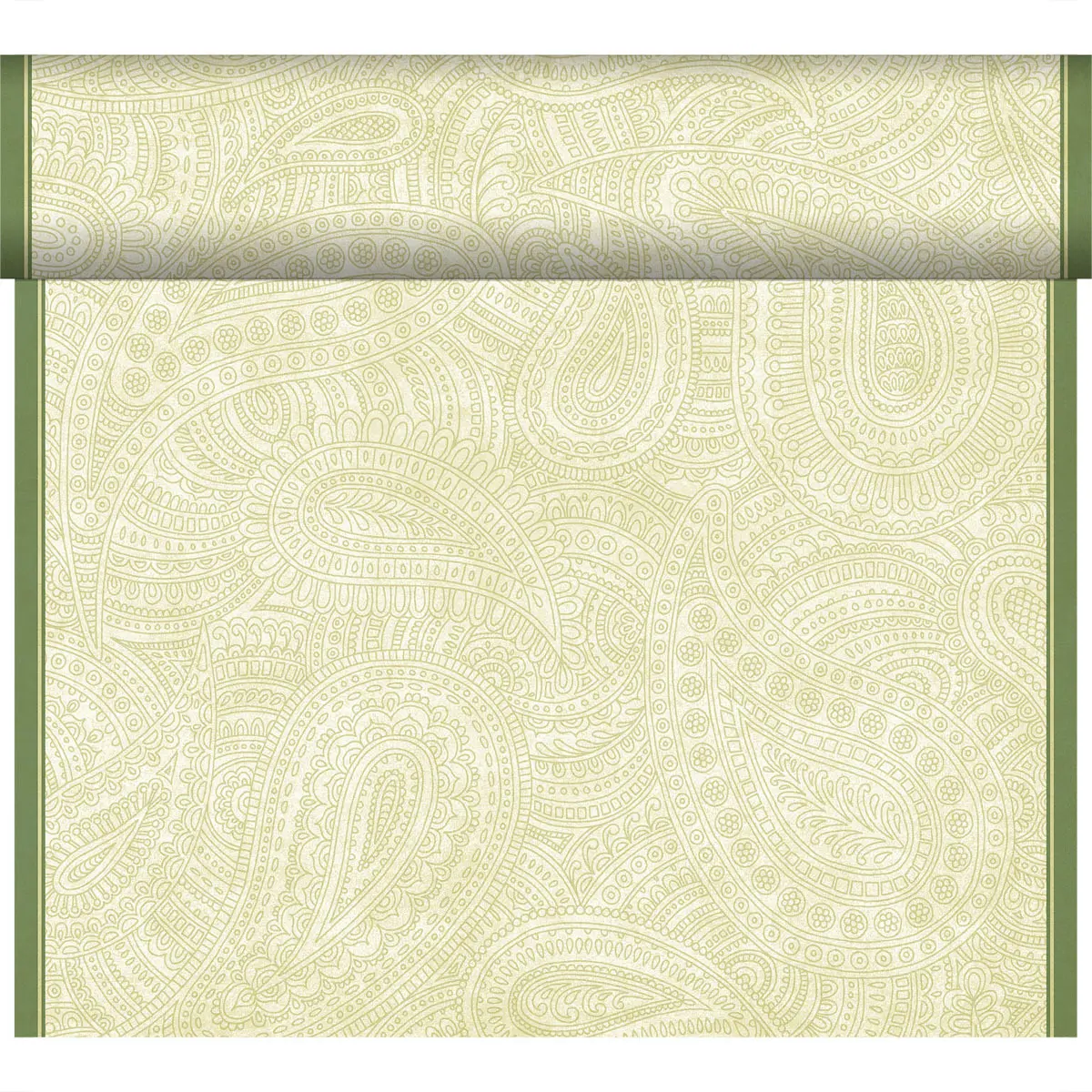 BIO Dunicel Tête-à-Tête Tischläufer - Paisley, 24 m x 40 cm, 20 Abschnitte