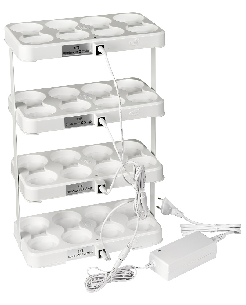 Mini Lamp LED Ladestation für 4 Sets á 8 Stück