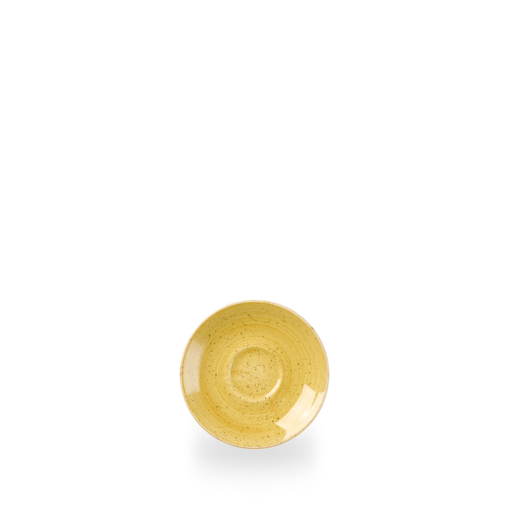 Churchill Stonecast Mustard Espresso Untertasse 4,5" 