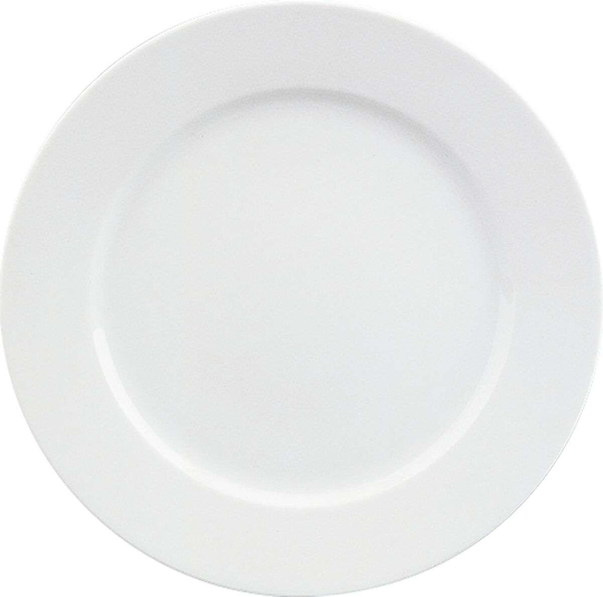 Fine Dining - Teller flach rund Fahne 25 cm