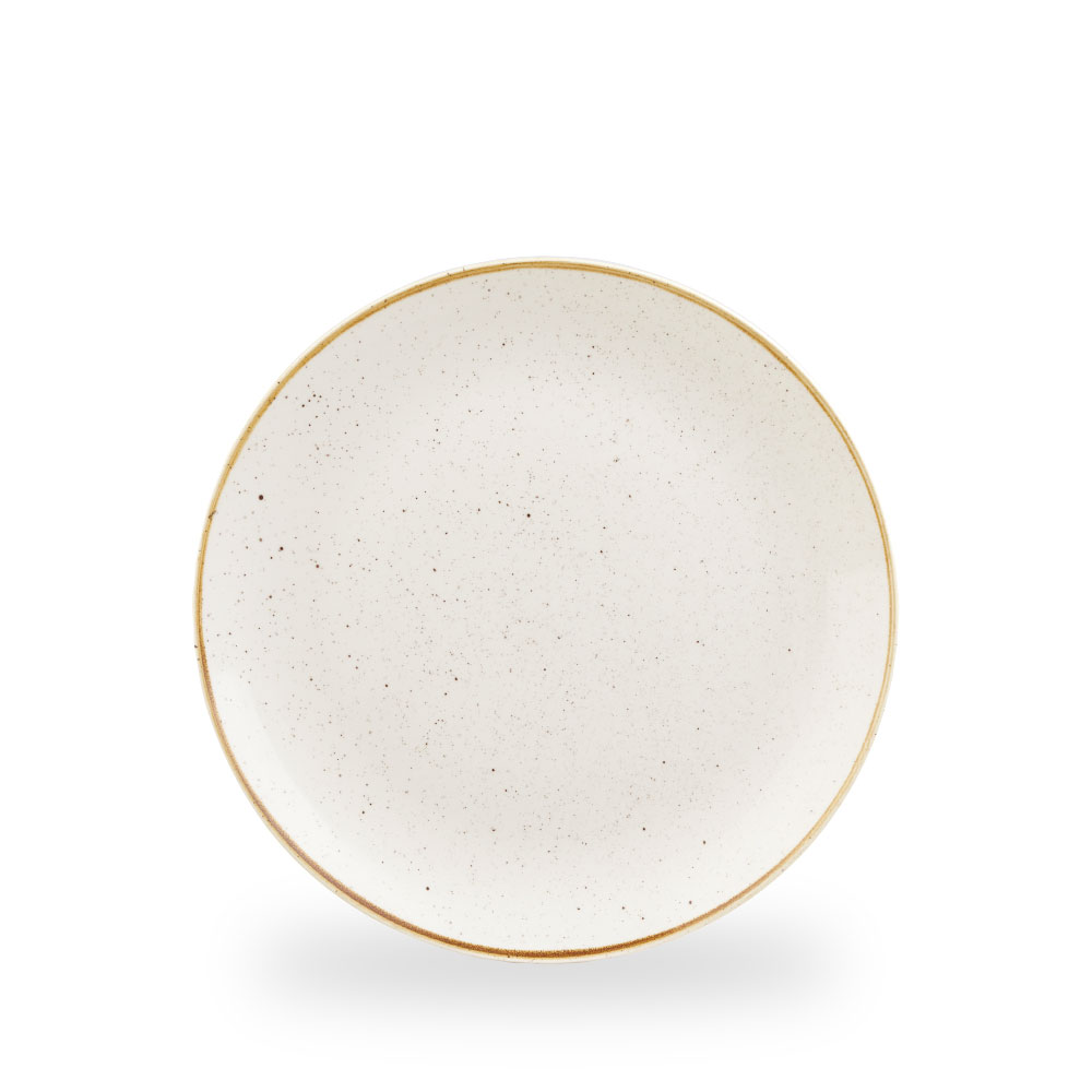 Churchill Stonecast Barley White Teller Flach Coup 26 cm