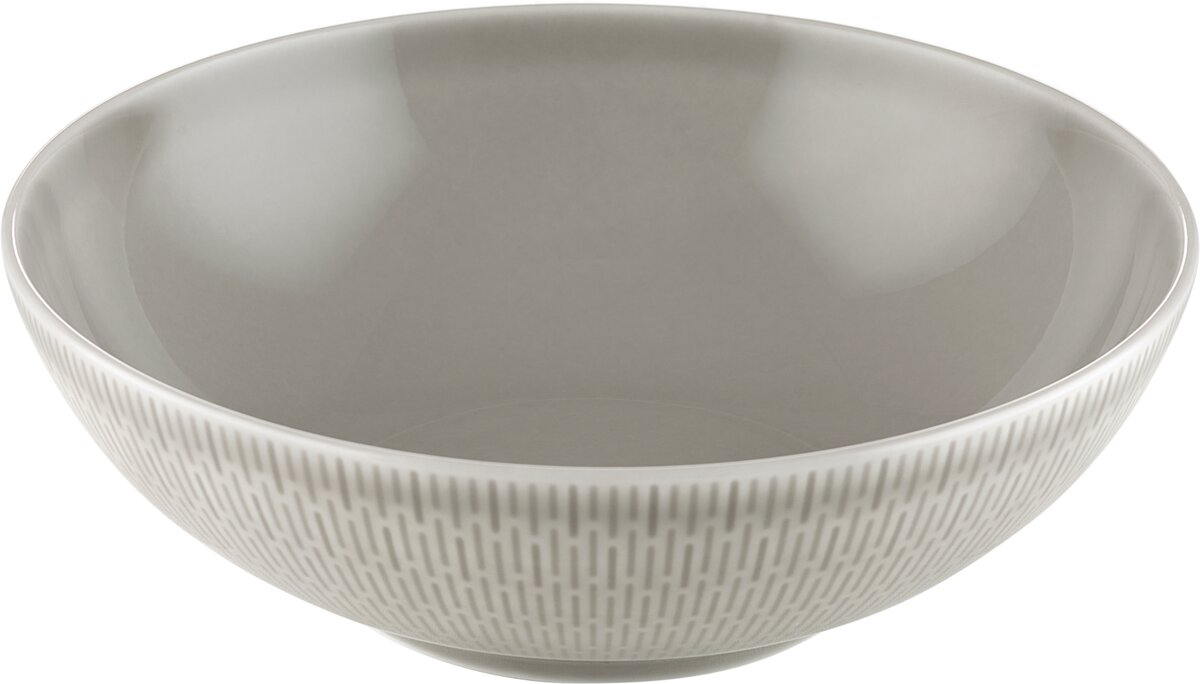 Scope glow GRAY - Schüssel rund Struktur 19 cm, 0.95 ltr.