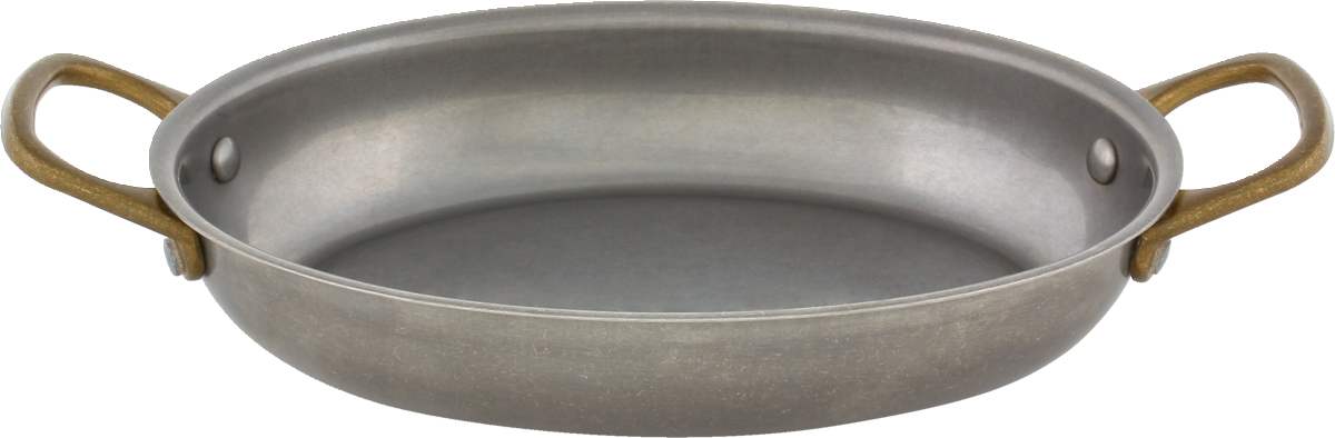 Spotlights - Pfännchen oval silber 19x14cm