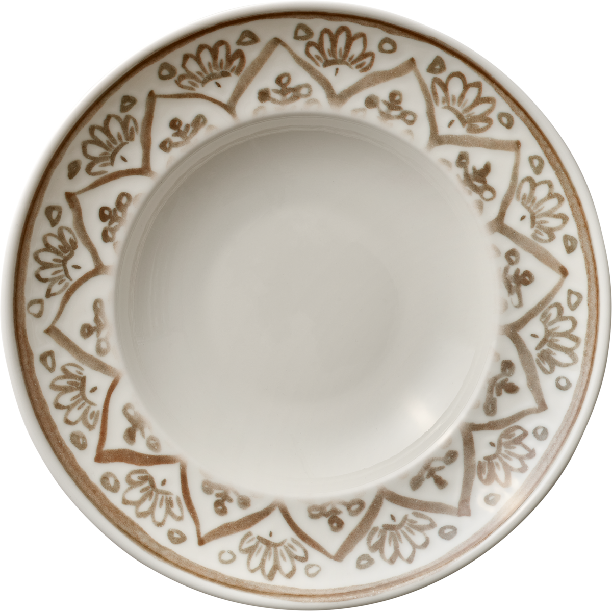 Soulmate - Teller tief rund Fahne sienna 27cm