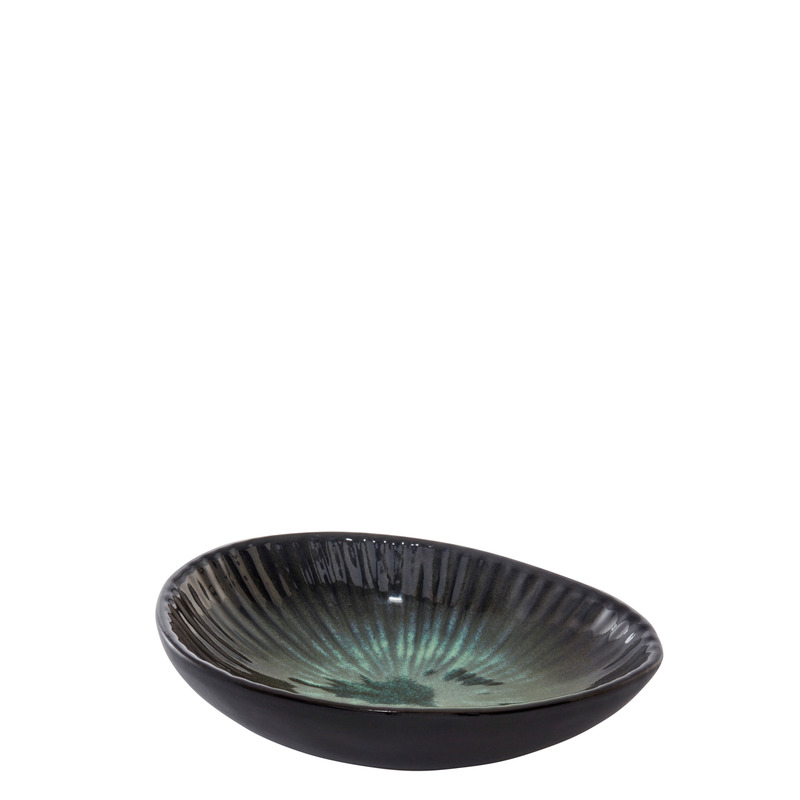 Style Lights - Dip Schale oval DEEP OCEAN grün 12 x 8,7 cm