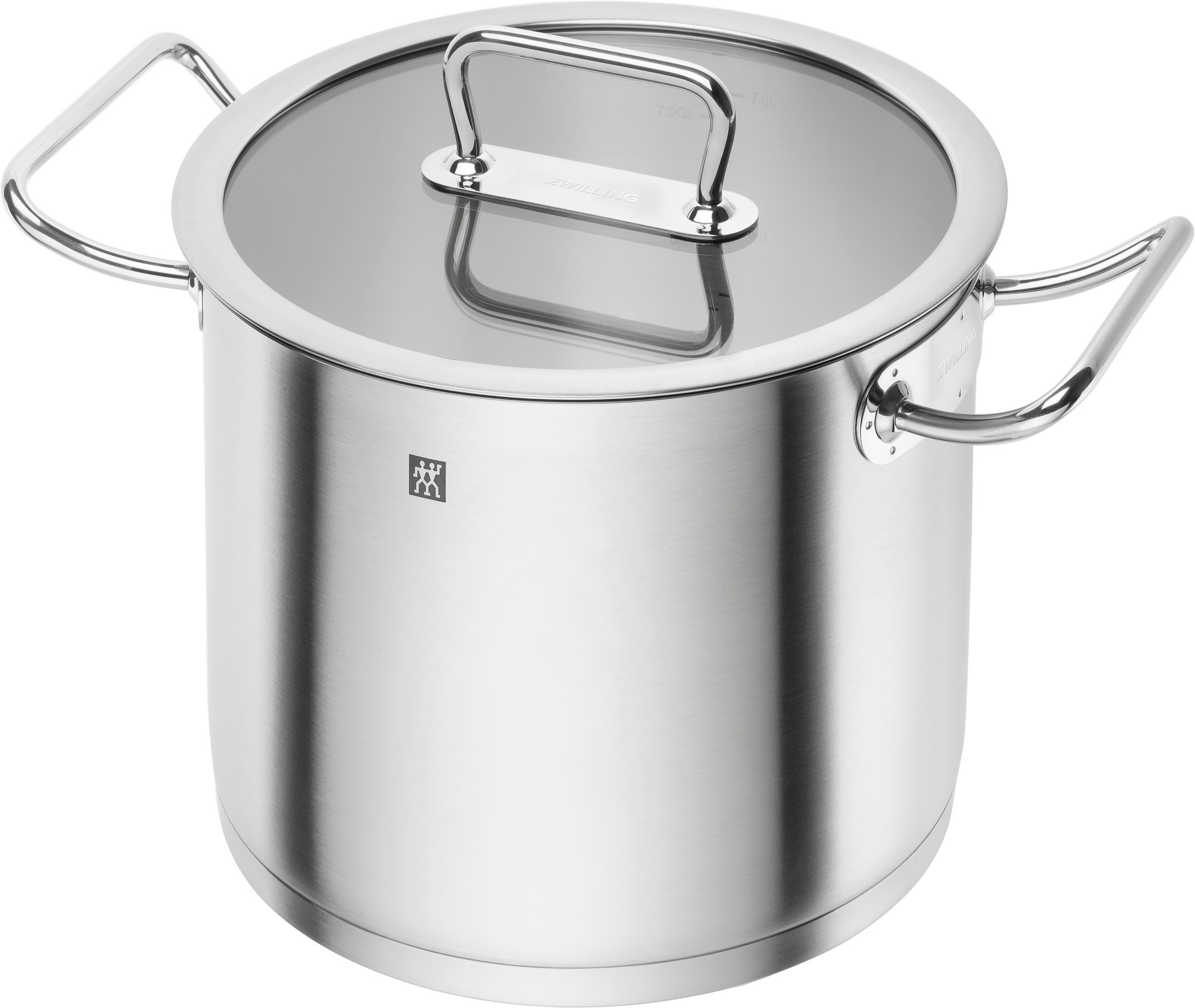 Kochtopf hoch, 24 cm, rund, 18/10 Edelstahl