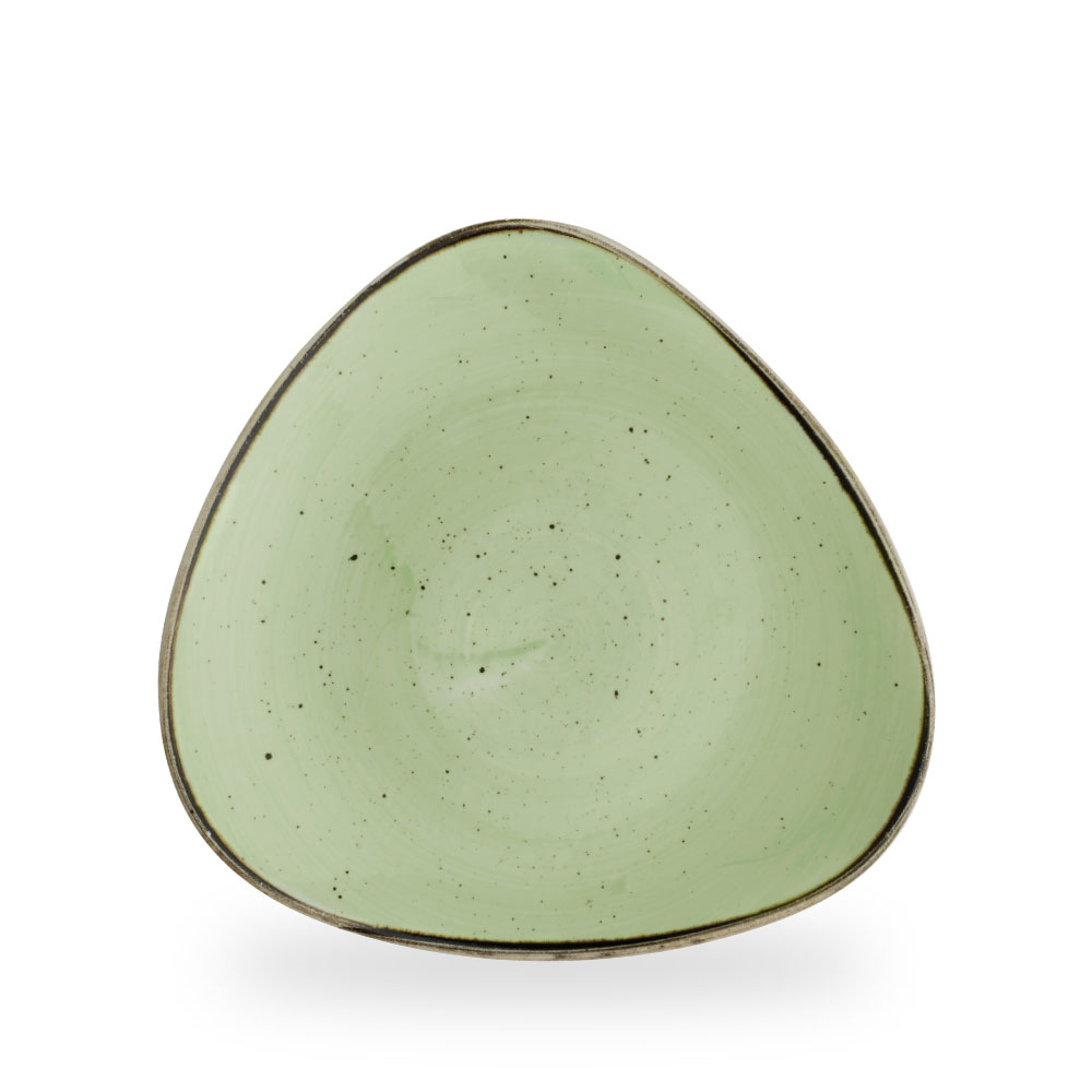 Churchill Stonecast Sage Green Teller Dreieck 26.5 cm