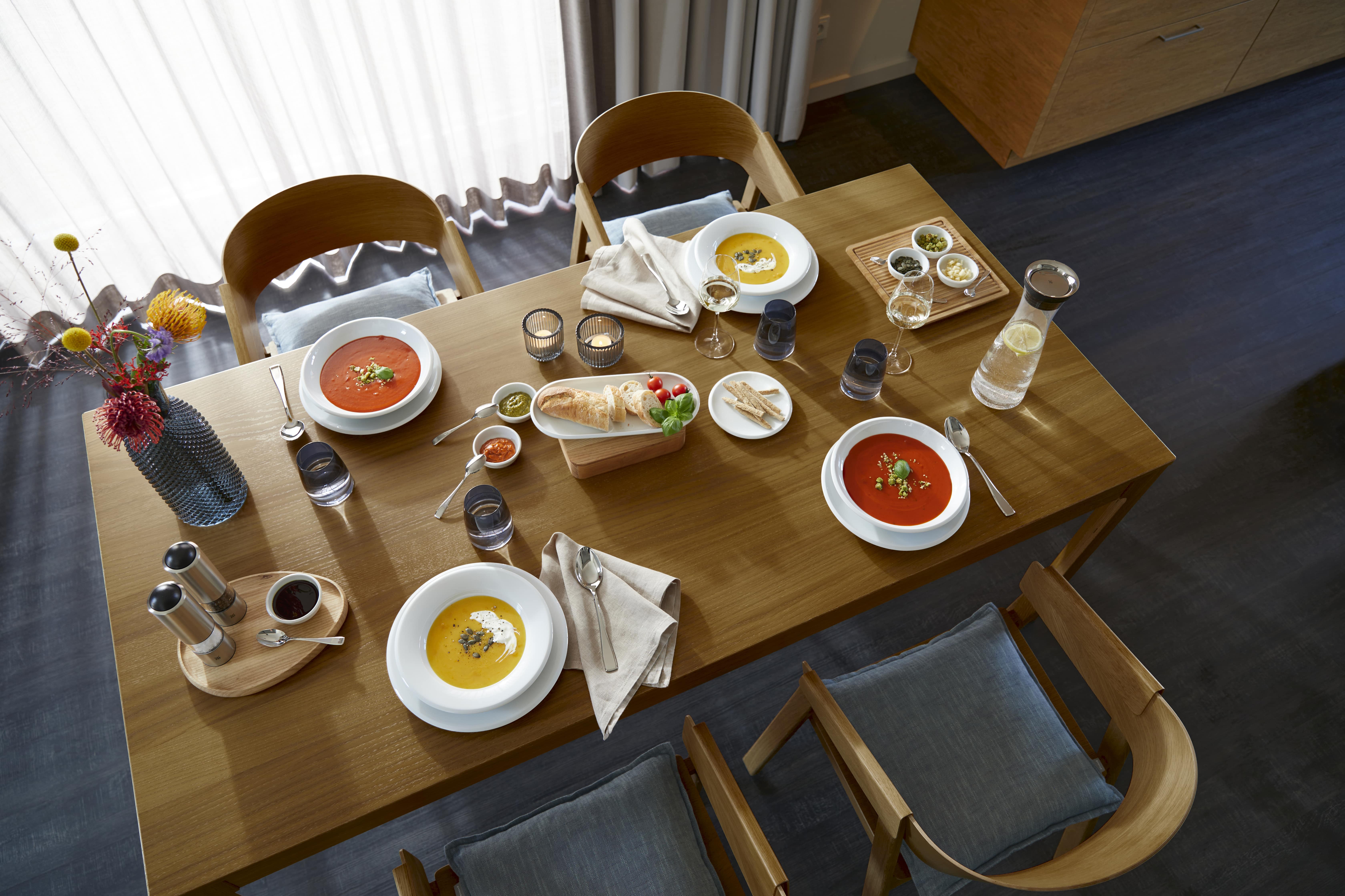 gedeckter Tisch