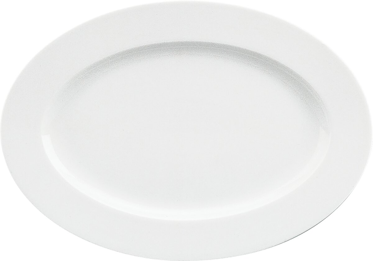 Fine Dining - Platte oval Fahne 36 x 26 cm