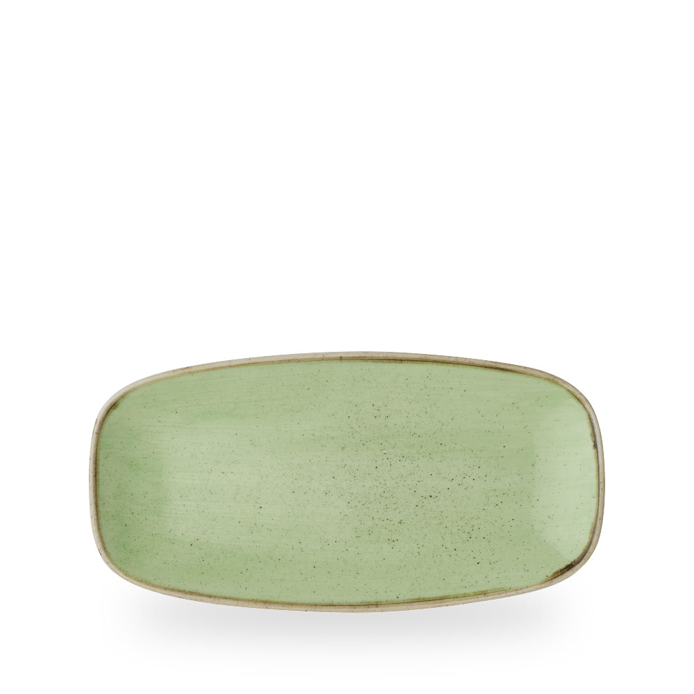 Churchill Stonecast Sage Green Chefs Oblong Platte 29.8 x 15.3 cm