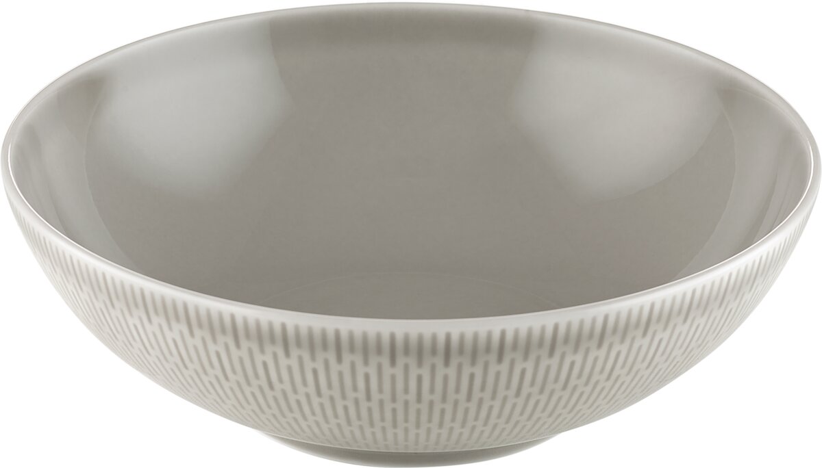 Scope glow GRAY - Schüssel rund Struktur 23 cm, 1.40 ltr.