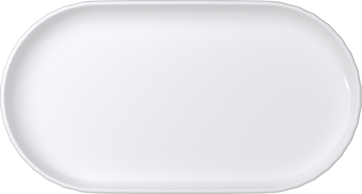 Edge - Platte oval 32x17cm
