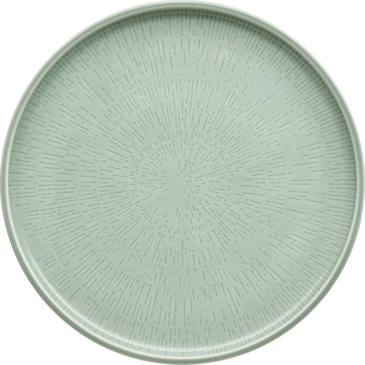 Shiro Glaze Frost - Teller flach rund coup Struktur, 28 cm