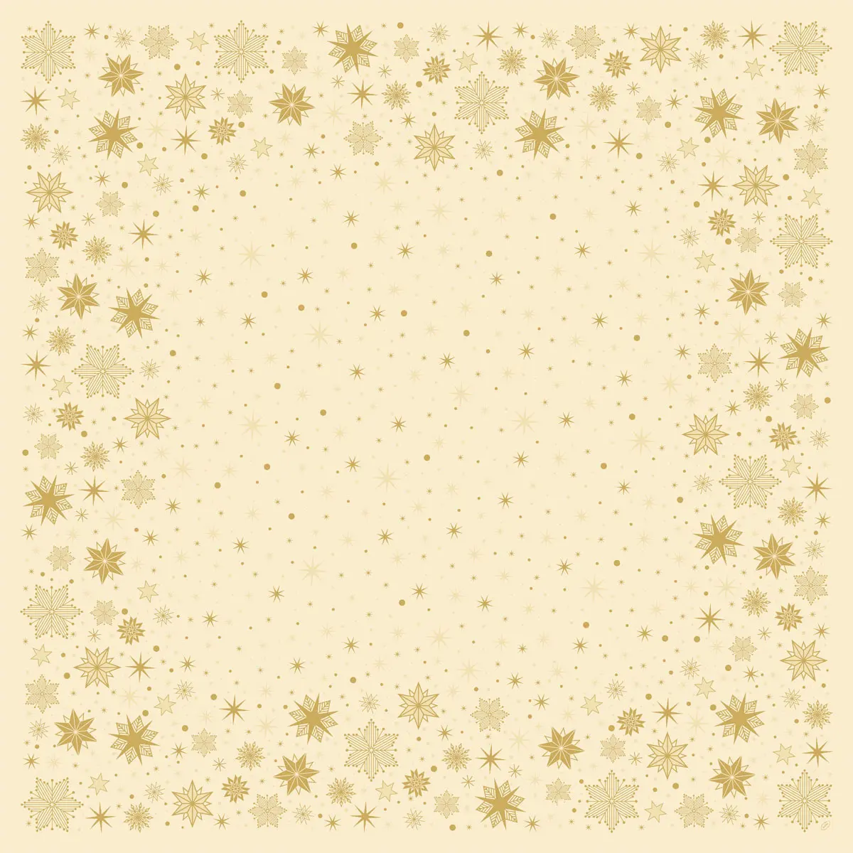 Mitteldecken Dunisilk - Stargazing Cream, 84 x 84 cm