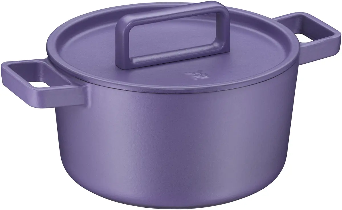 Flavour - Topf mit Deckel, 24 cm, Gusseisen violett