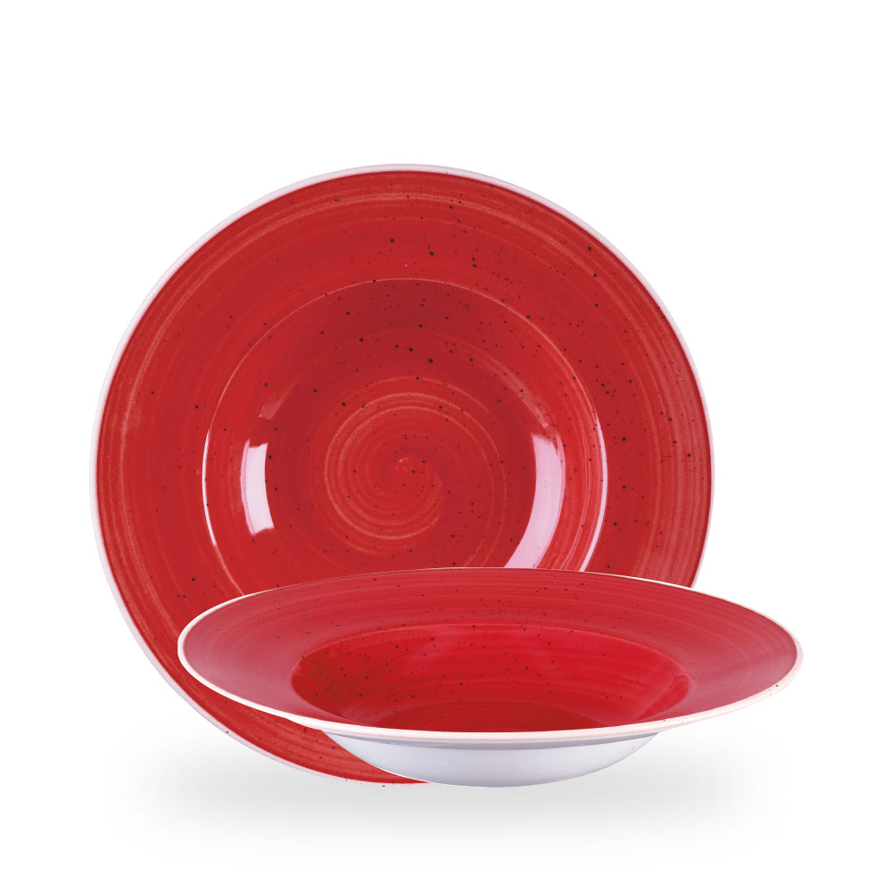 Churchill Stonecast Berry Red Teller Tief 27,7 cm