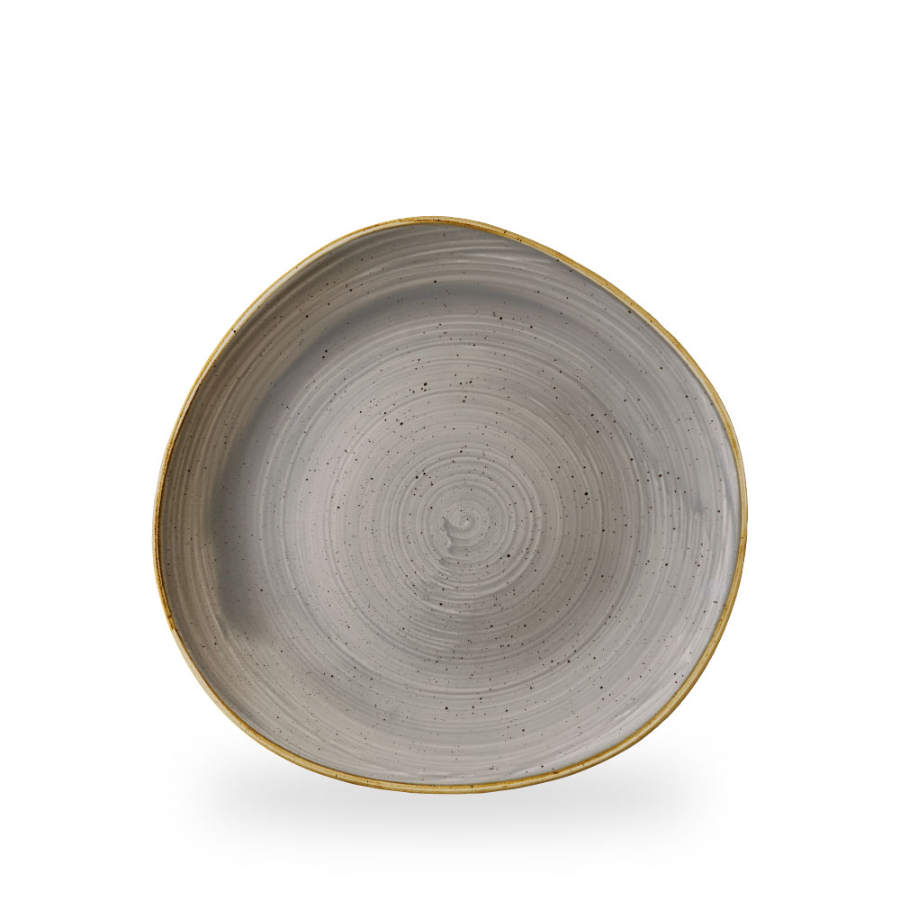 Churchill Stonecast Grey Teller Flach Organi. 26,4 cm