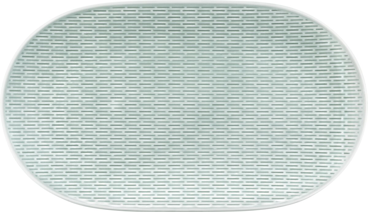 Scope glow SEA - Platte oval coup Struktur 32 x 19 cm