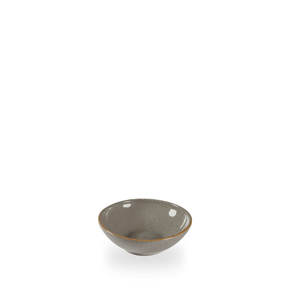 Churchill Stonecast Grey Bowl Oval Bowl 13 x 4.2 cm, 26Cl