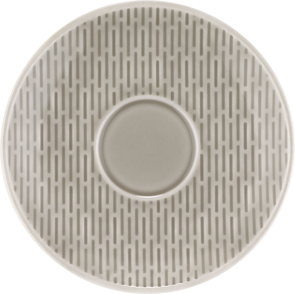 Scope glow GRAY - Untertasse rund Struktur 12 cm