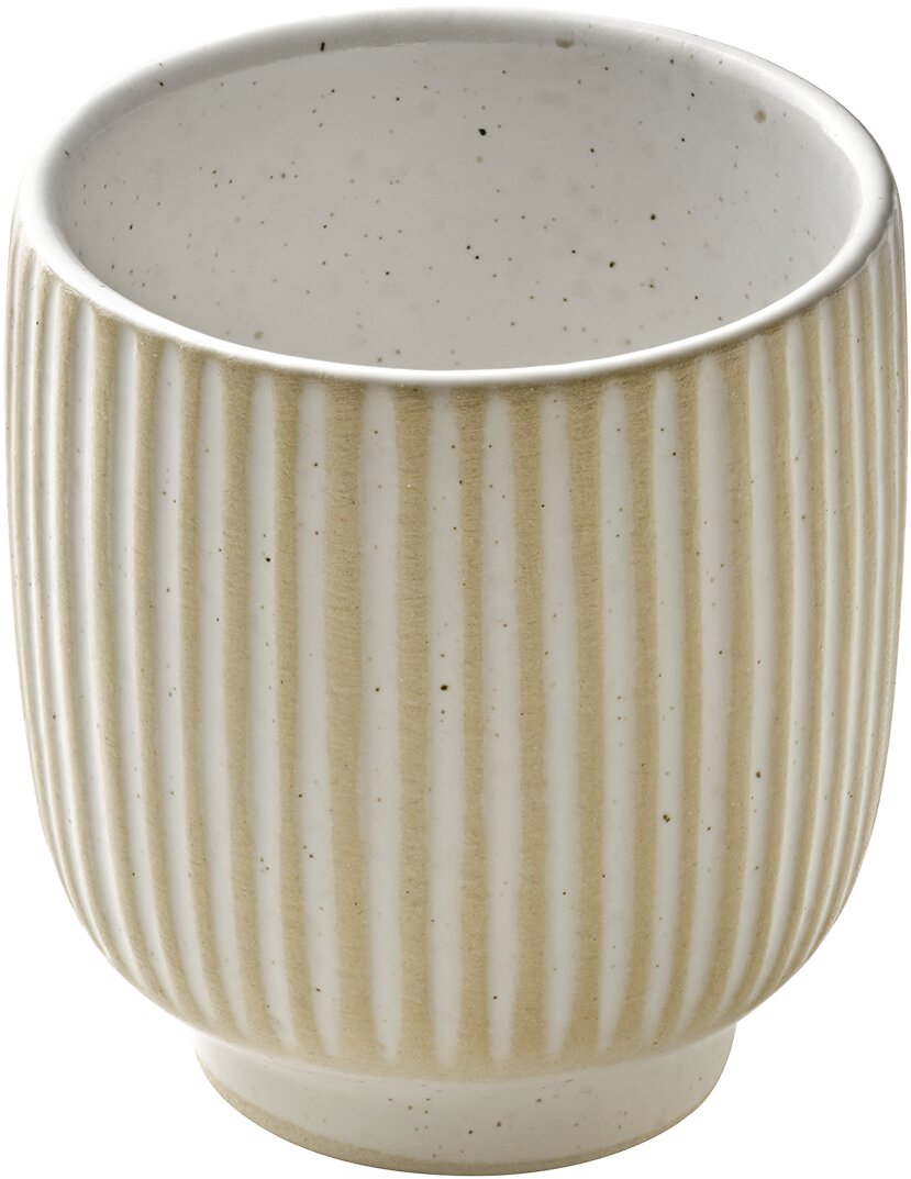 Nara White - Obertasse Relief,  weiß, 0.10 ltr.