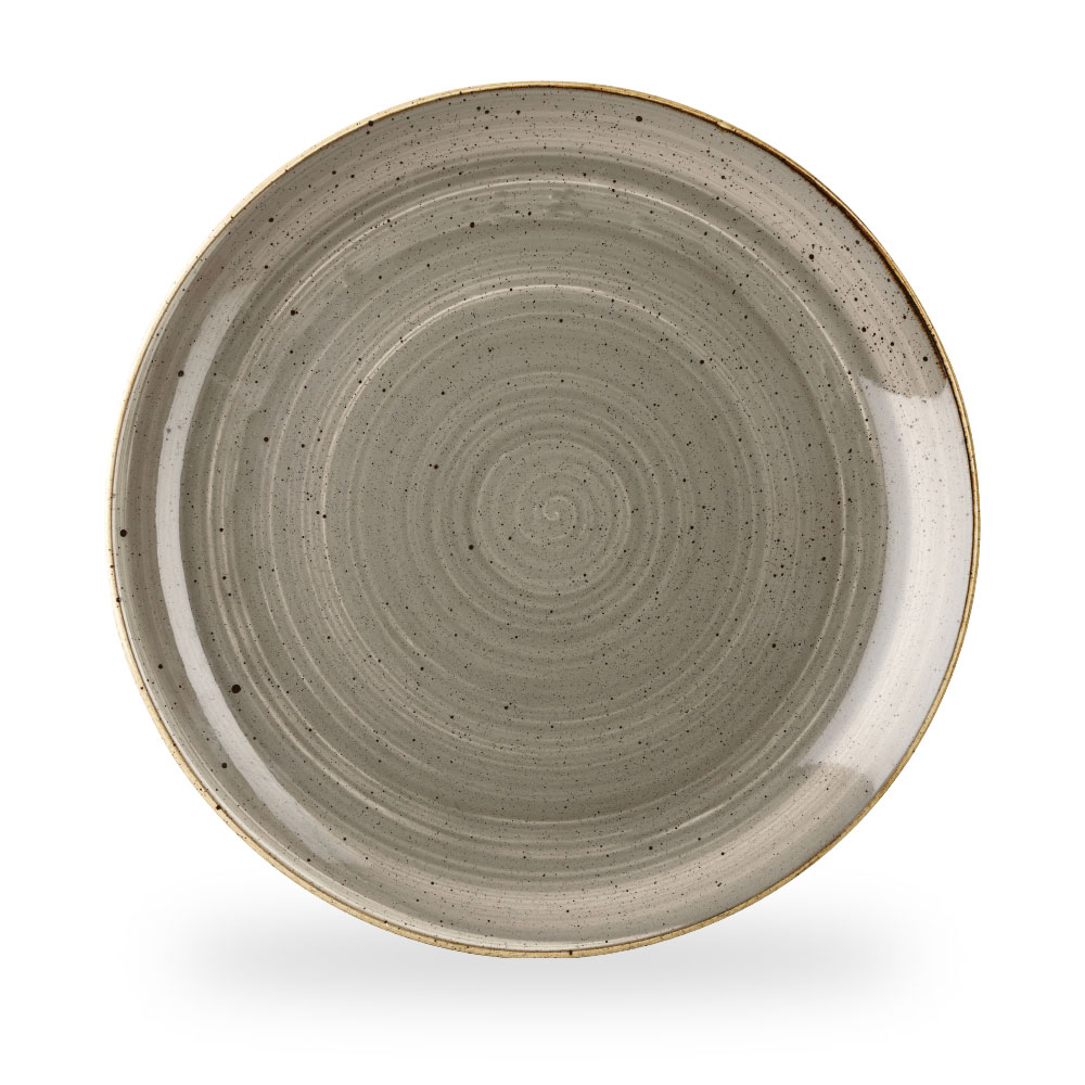 Churchill Stonecast Grey Teller Flach Coup 32,2 cm