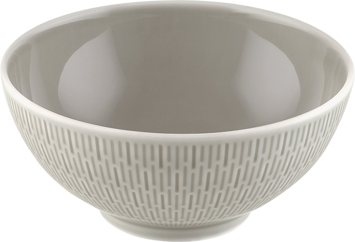 Scope glow GRAY - Bowl rund Struktur 13 cm, 0.45 ltr.
