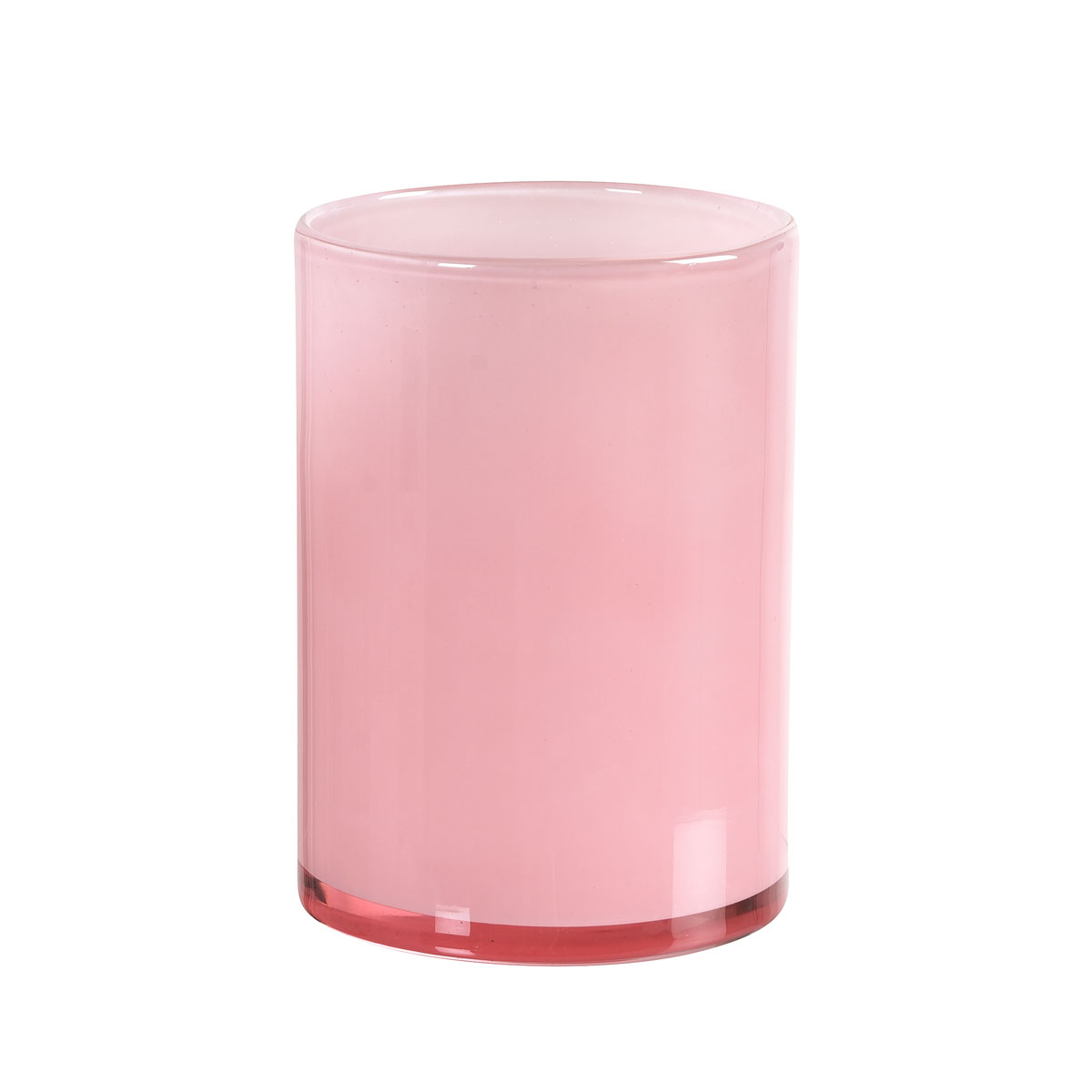 Silky Kerzenglas pink, 11.5 x 8.5 cm