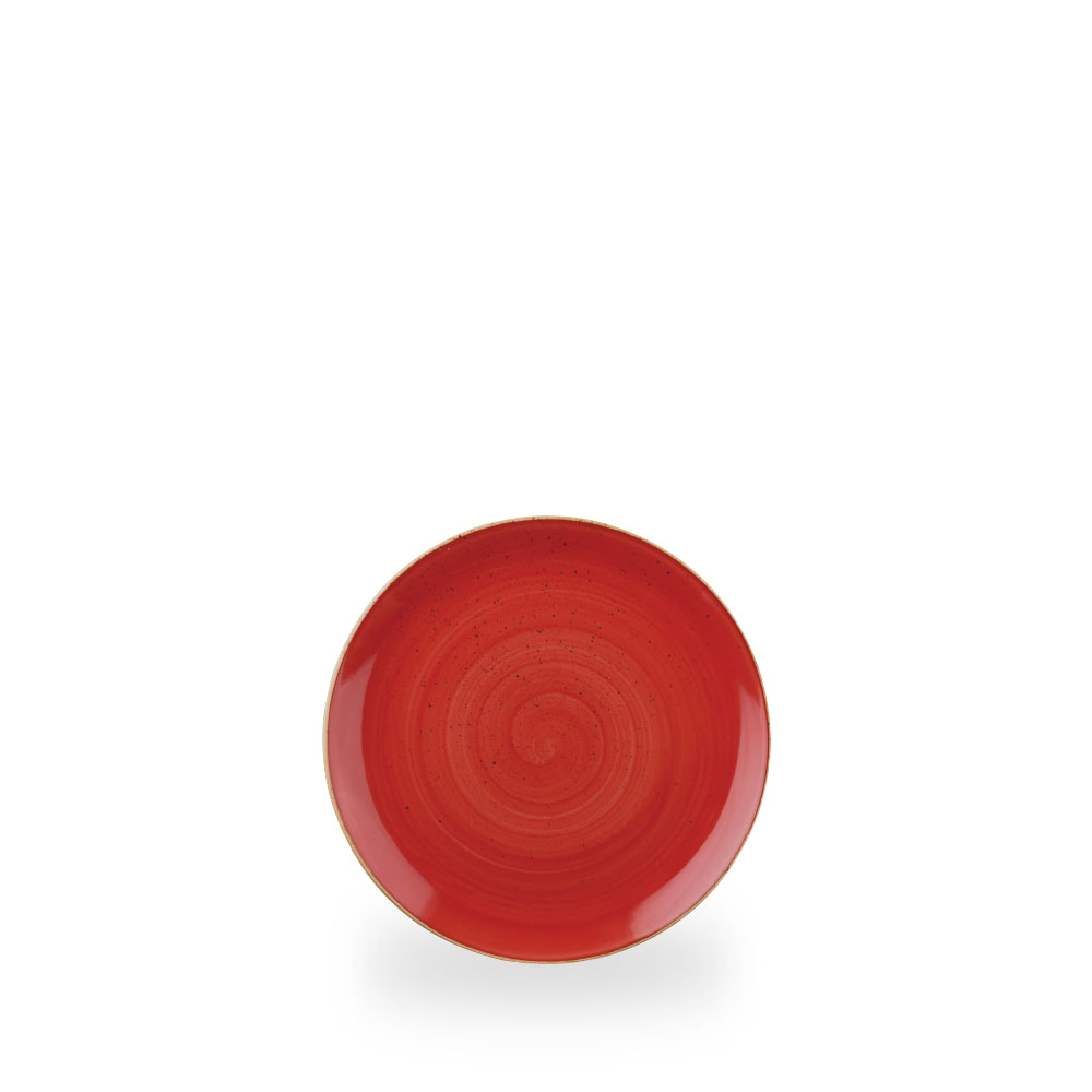 Churchill Stonecast Berry Red Teller Flach Coup 16,5 cm