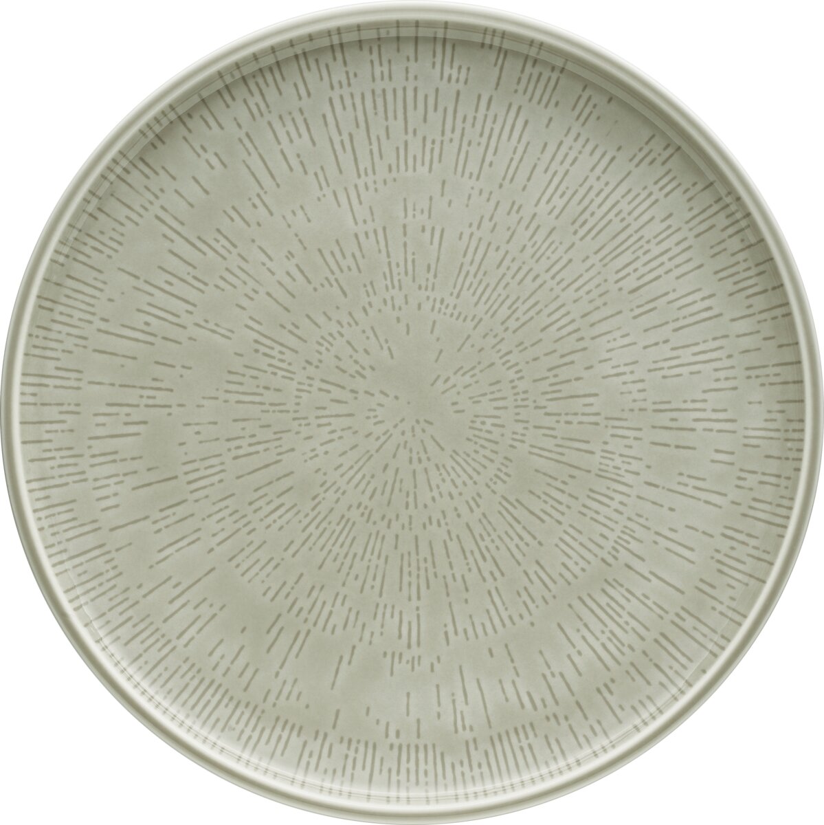 Shiro Glaze Steam - Teller flach rund coup Struktur, 28 cm