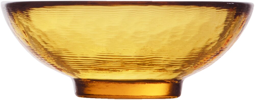 Nivo Glass - Dipschälchen 9 cm Bernstein, 0.11 ltr.