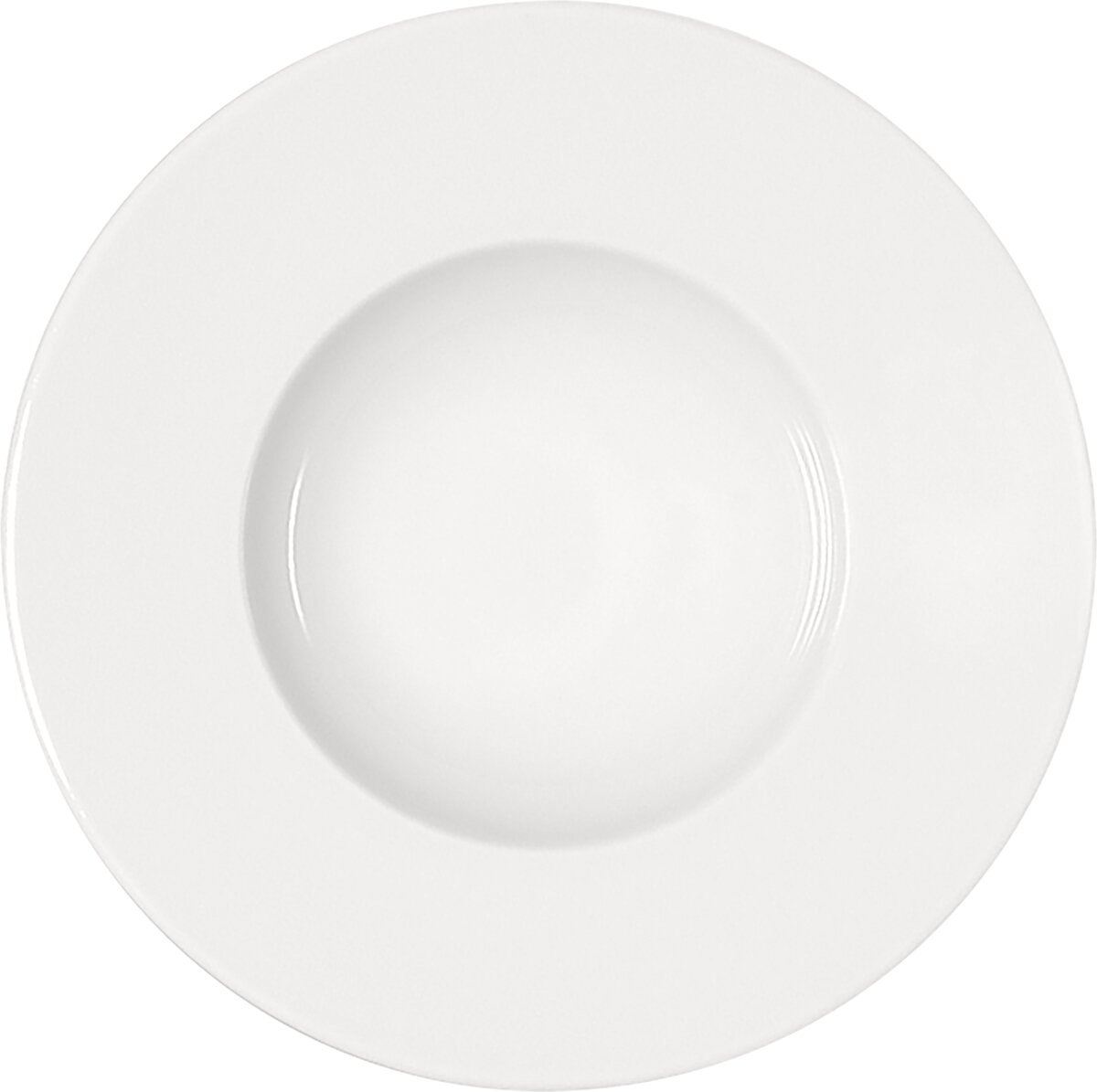 Maitre - Teller tief rund breite Fahne, 20 cm