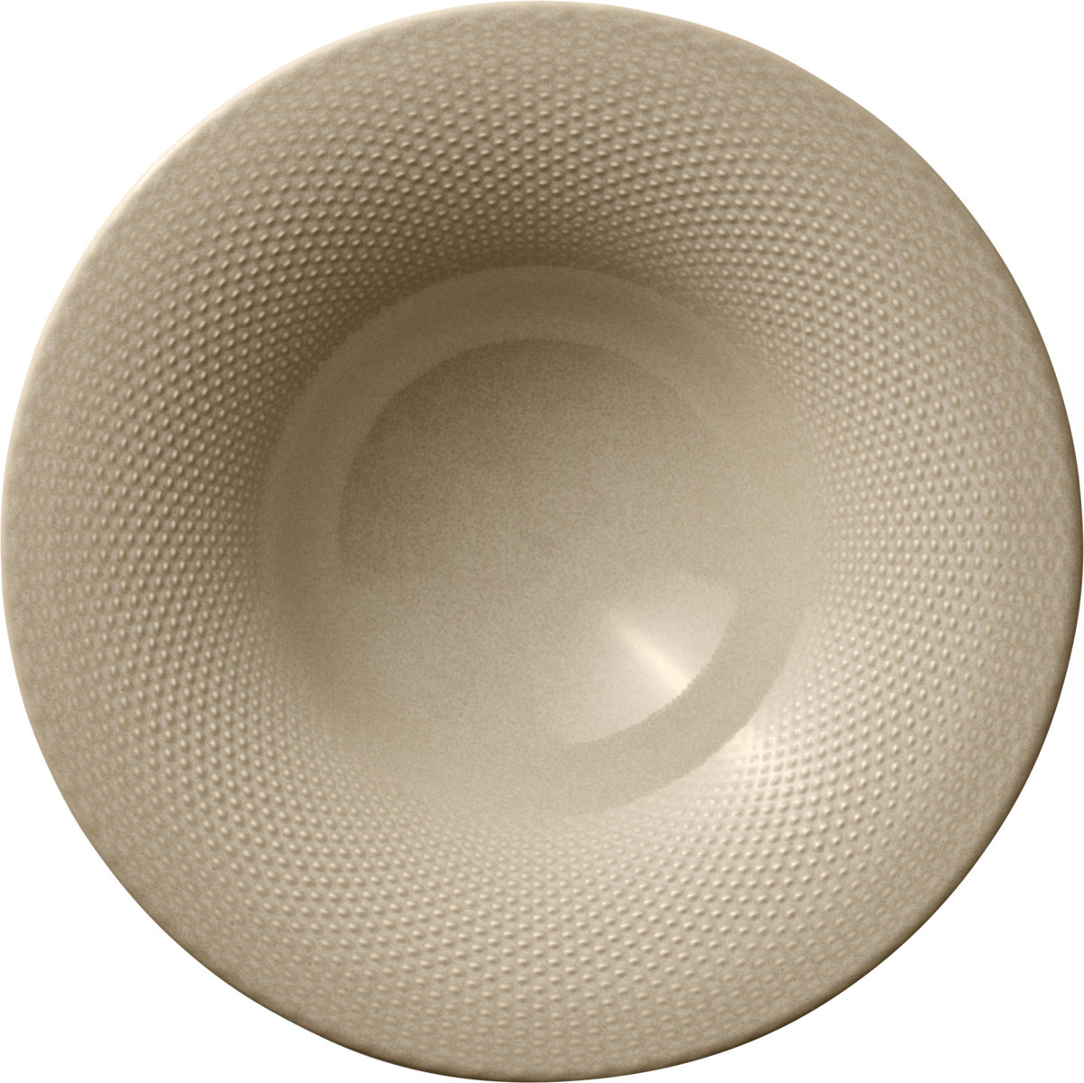 Pine - Teller tief rund coup Relief almond 27cm