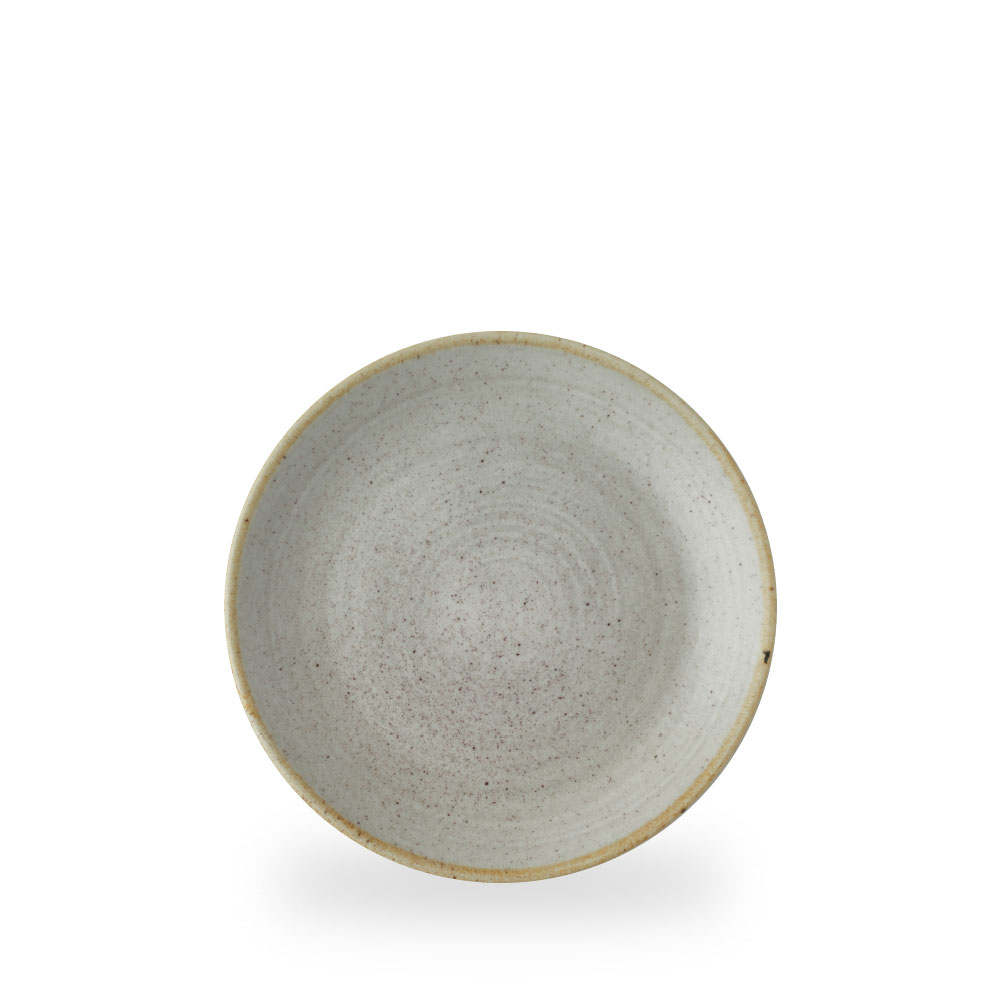 Churchill Stonecast Raw Grey Teller Flach Coup 21,7 cm